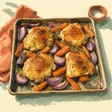 Sheet-pan roast chicken with vegetables