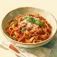 Bowl of pasta ragù